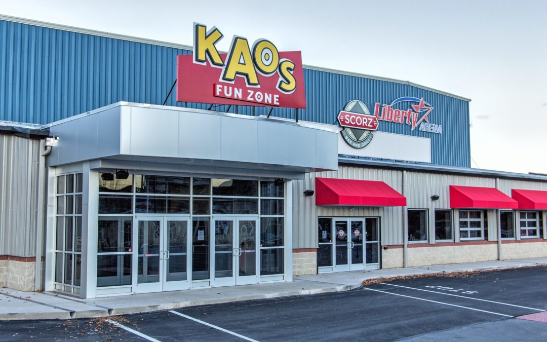 Liberty Arena Expands to Add Kaos Fun Zone and Scorz Bar and Grill to Downtown Williamsport